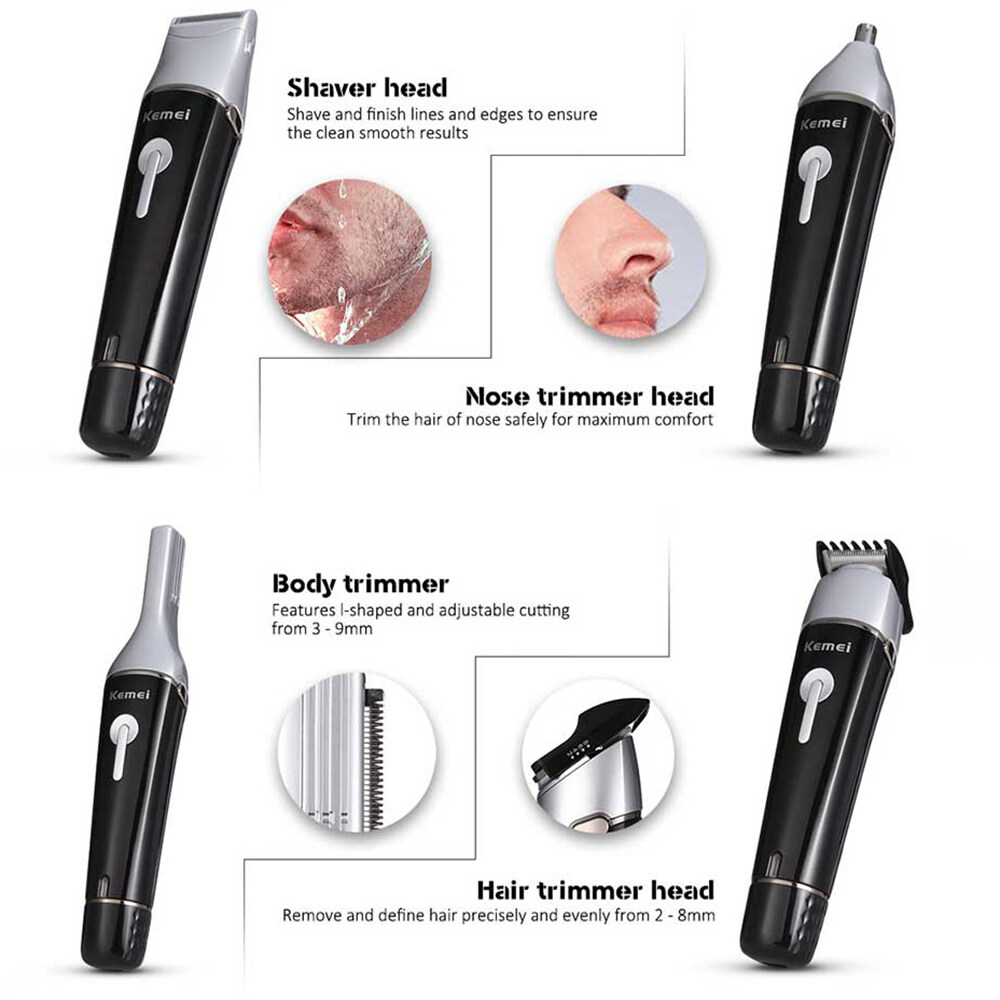 Kemei KM-1015 Professional 10 in 1 Super Grooming Kit Shaver Trimmer for Men-17.jpg