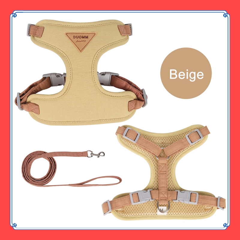 VibeVendor Cat Dog Harness with Leash Escape Proof Adjustable Pet Vest Harness for Small Dogs Cats Accessories Chihuahua Collar