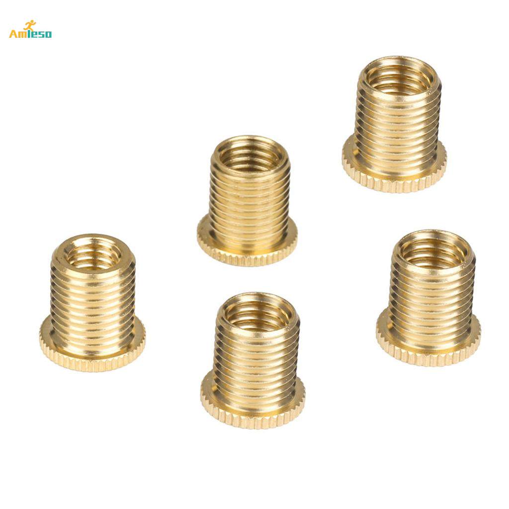 4x5X Aluminum Alloy Gear Shift Knob Thread Adapter Nuts Insert Set M10x1.25. 