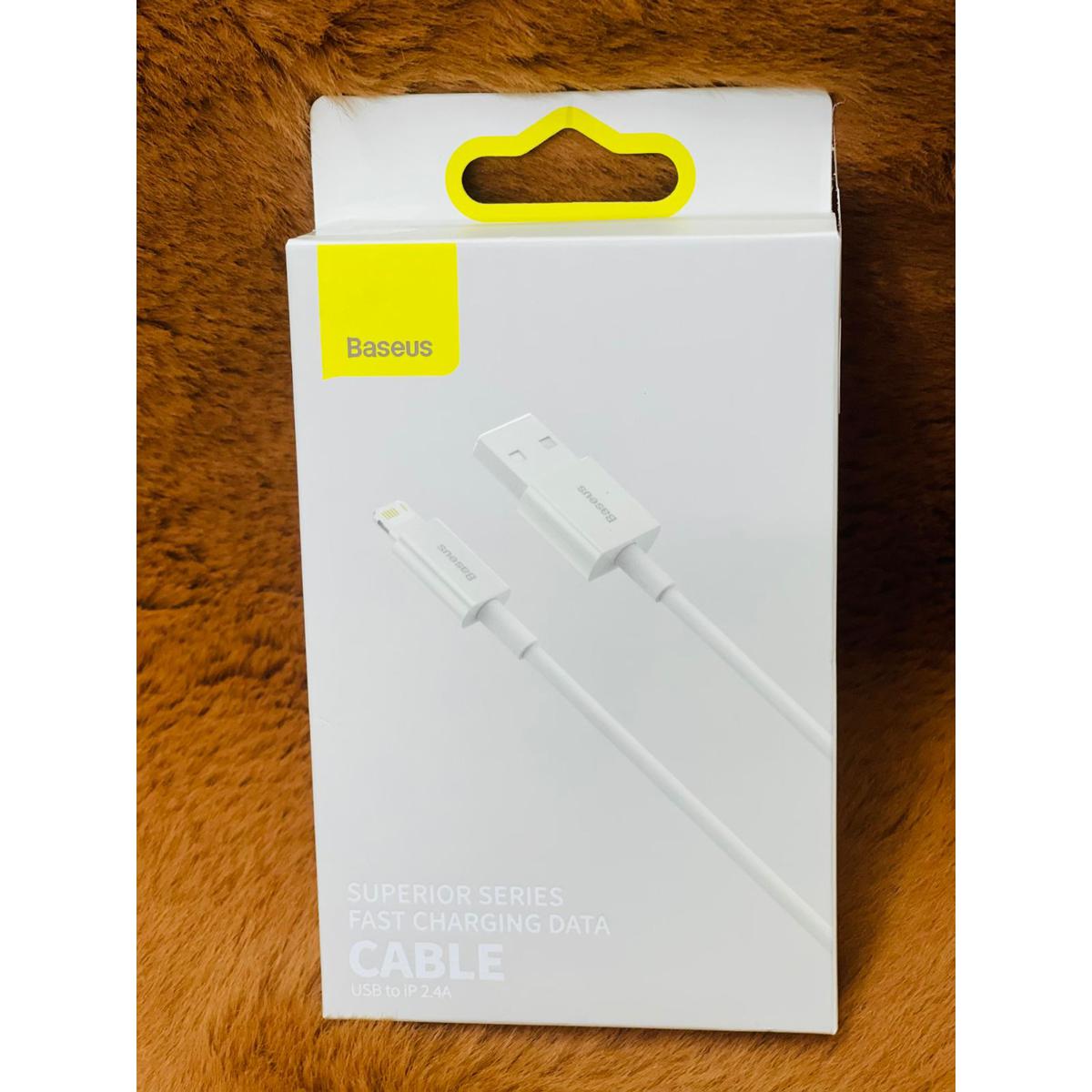 Baseus Superior Series Fast Charging Data Cable USB to Lightning 2.4A - 2m Black - Online Shopping for Womens in Pakistan