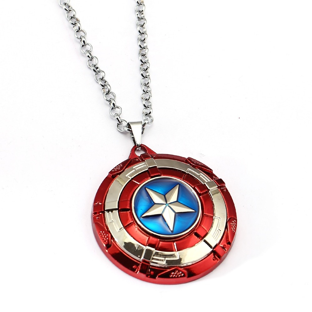 【VisioN Shop】4 colors Captain Necklace Rotatable Stainless Steel Necklaces Gift Accessories. 