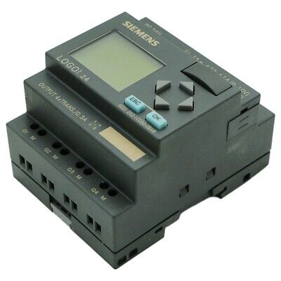 Siemens Logo PLC Part No: 6ED1 052-1CC00-0BA5, DC24V, INPUT: 8x DC, OUTPUT: 4xTRANS ;Made in China