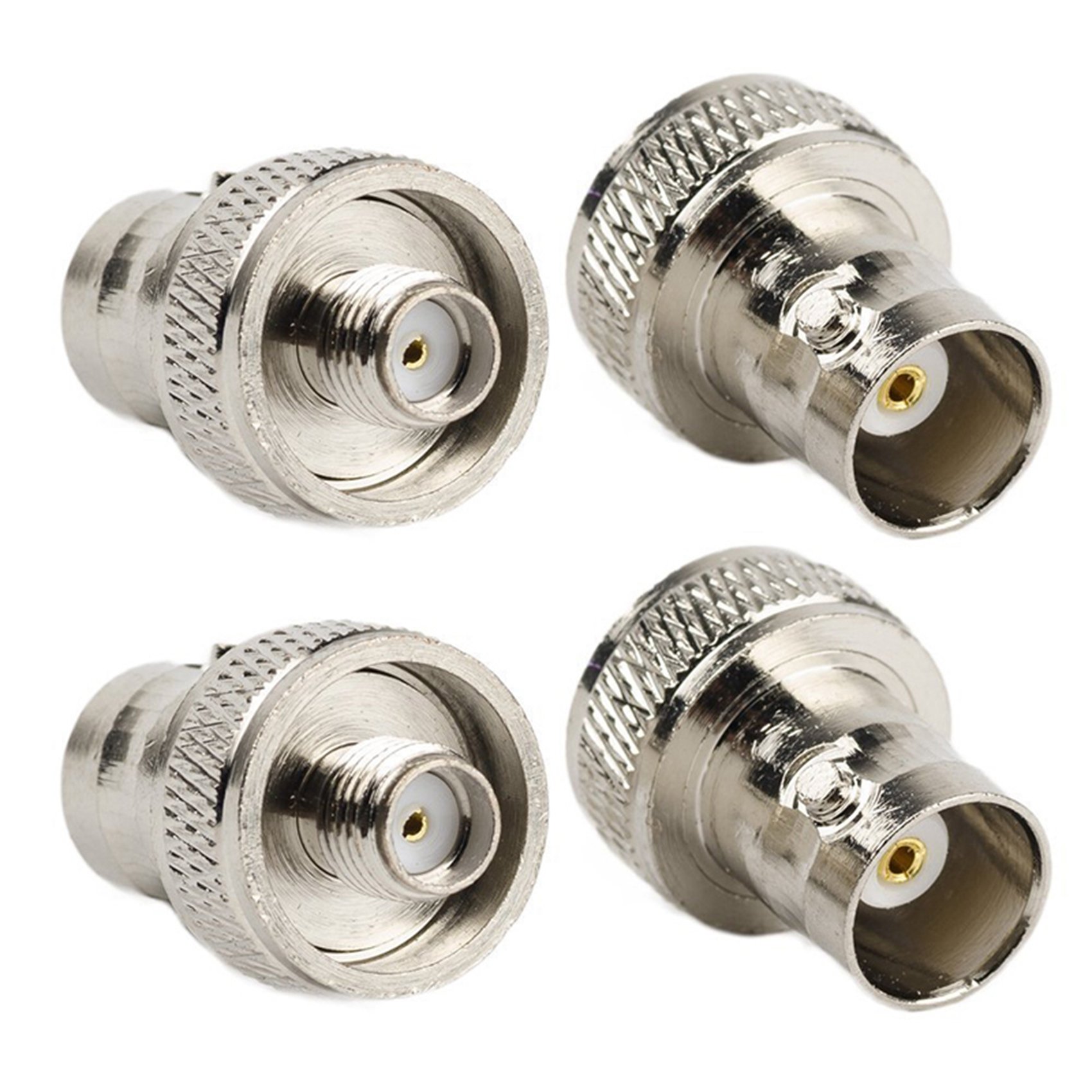 TWEXQNY 4pcs SMA Female To BNC Female Convert Adapter For Two Way Radio UV-5R -880
