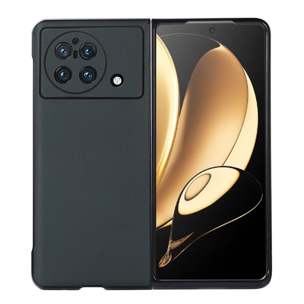 vivoXFOLD Folding Phone Case Lambskin OPPOfindN Genuine Leather Foldable Screen All-Inclusive Anti-Fall Shell Applicable. 