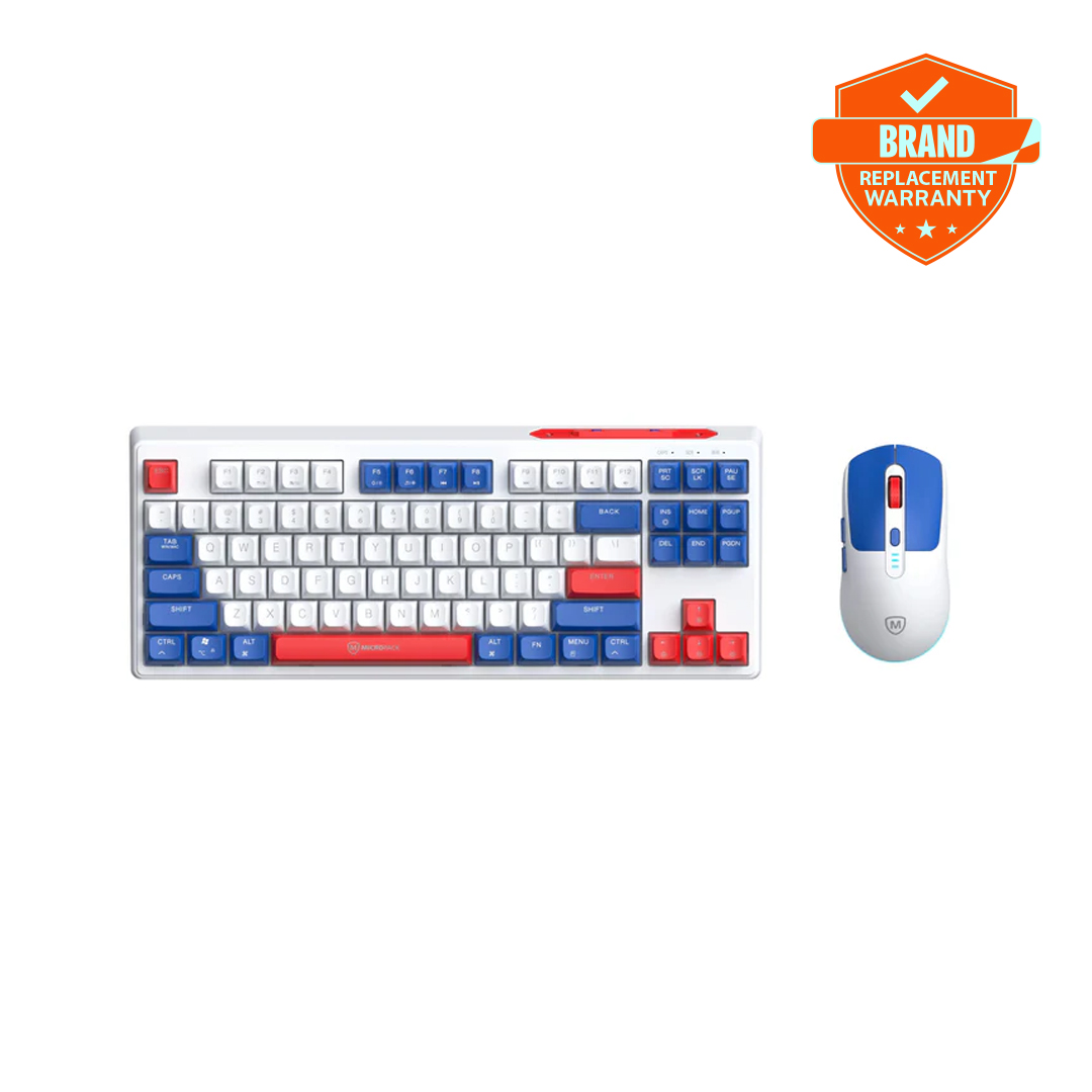 Micropack KM-269W 2.4G Rechargeable Wireless Keyboard and Mouse Combo. 