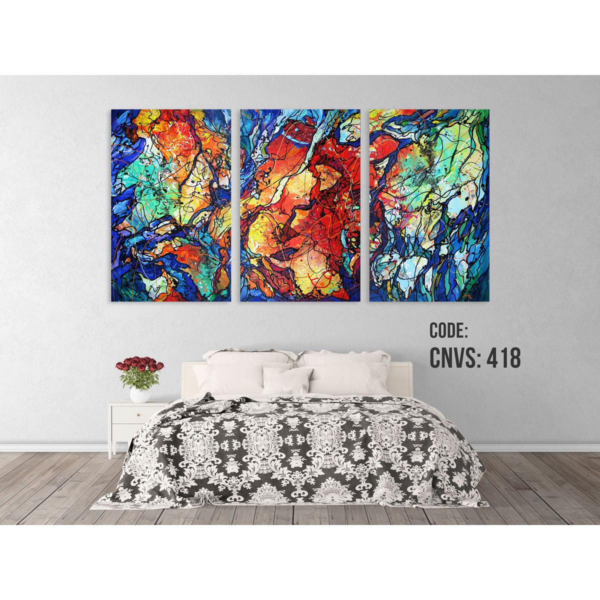 CNVS-418 72″ inch x 36″ inch  Illustration Wall Canvas Art Prints