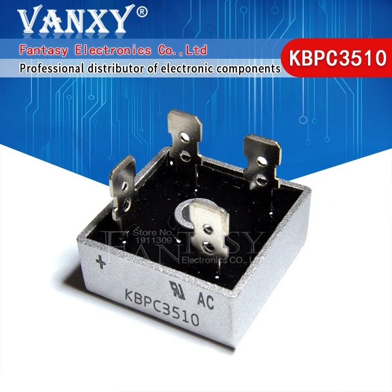2PCS KBPC3510 35A 1000V bridge rectifier new and original IC