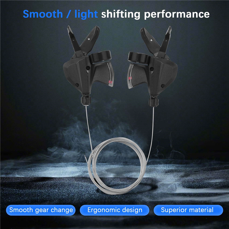TWEXQNY 4x M370 9 Speed Shifter Trigger Set SL-M370 3X9 with Inner Cable. 