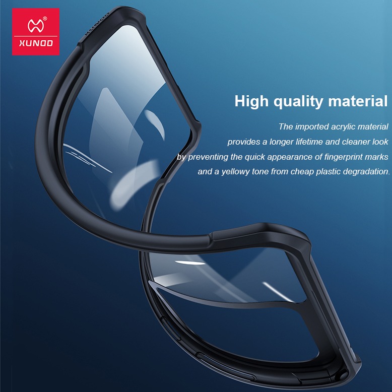 For Apple iPhone XS Max Hard Clear Acrylic Shockproof TPU Bumper Mobile Phone Case Back Cover. 