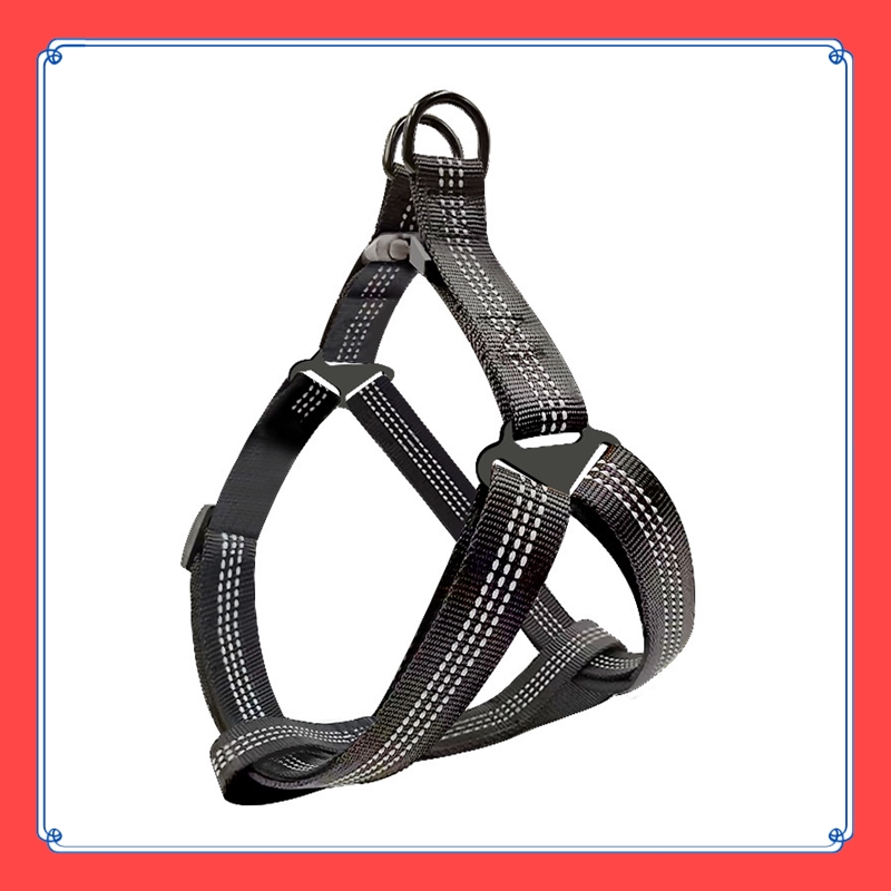 VibeVendor Adjustable Pet Dog Harness For Medium Large Dogs Reflective Harness Bulldog Greyhound Collar Dog Outdoor Walking