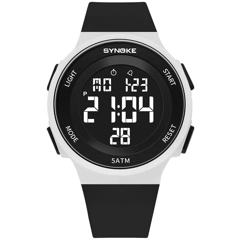 SYNOKE Women's Watch Digital Women Dress 50M Waterproof Stopwatch Sports Luminous Multifunction LED Electronic Wrist Watch Lady. 