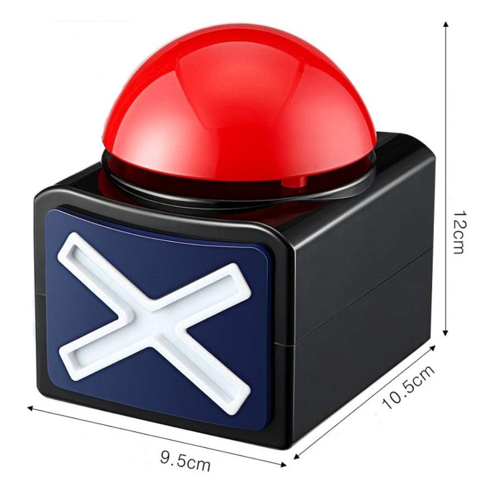 New ABS Game Answer Buzzer with Sound Light Trivia Quiz Talent Buzzer Sounding Toy Alarm Button. 