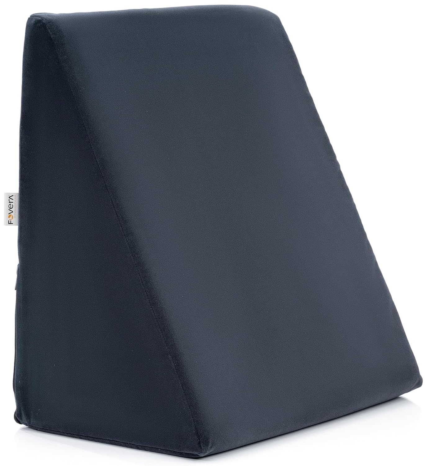 GALAXY Wedge Pillow Memory Foam | 2 Years Warranty | Orthopedic Wedge Cushion for Back Support, Sleeping, Leg Elevator, Pregnancy, GERD, Anti Snoring (Dark Grey, 18 x 17.5 x 11 Inch). 
