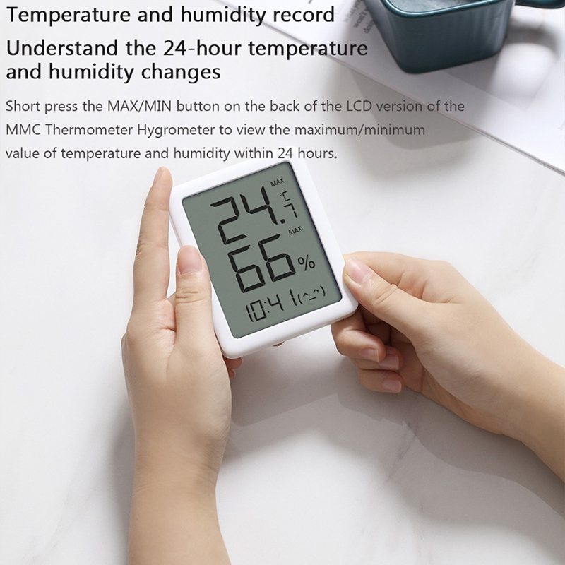 Xiaomi MHO-C601 Miaomiaoce LCD Large Digital Display Thermometer Hygrometer. 