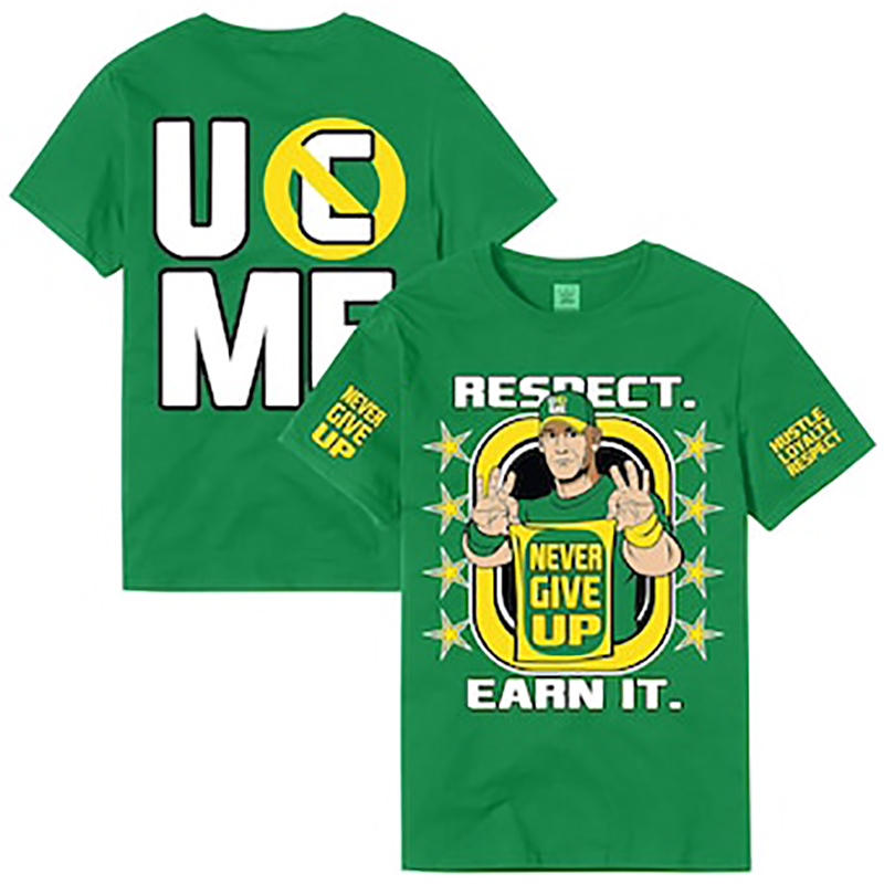 2023 Summer Men's 3D Printing Famous Wrestler John Cena T-shirt Children's Street Round Neck Sports Large Top KEEMEEUYZO