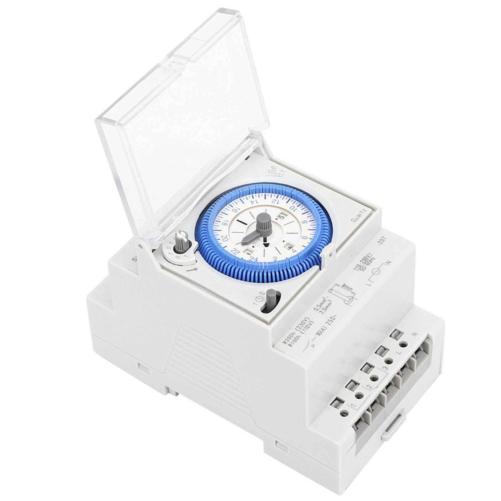 24 Hours 250VAC Mechanical Timer Switch Programmable For Lights. 