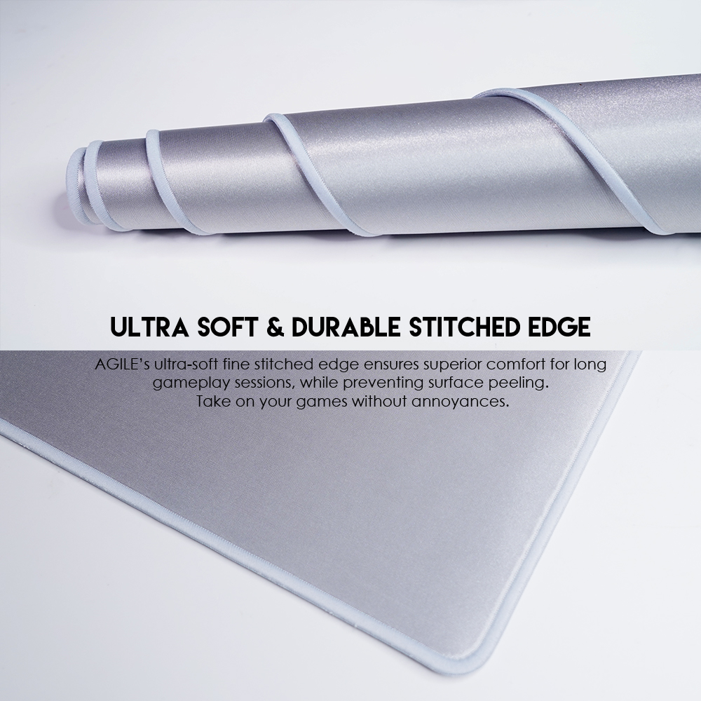 FANTECH AGILE MP903 MOUSE PAD SPEEDSILK Surface, Non-Friction Impacting Water-Resistant Coating Anti-Fray Edge Stitching Anti-slip base Large Type Space Edition. 