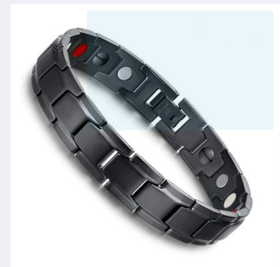 Magnetic Bracelet Men Masculine 12mm Gold Plated Stainless Steel Men's Bracelets Jewelry