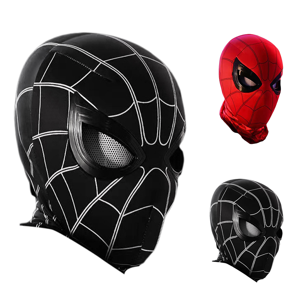Beehoney1 Spider man Mask Blink Eyes Movable Breathable Headgear Halloween Cosplay Costume Mask For Halloween Party Gifts. 