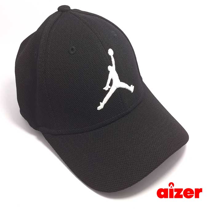White Jordan Logo FLEXFIT Cap For Men. 