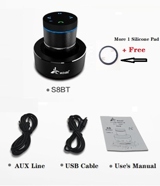 Adin 26w Vibro Portable Bluetooth Speaker Wireless Music Soundbar Subwoofer Speaker Bluetooth Neighbor Column Vibration Speakers. 