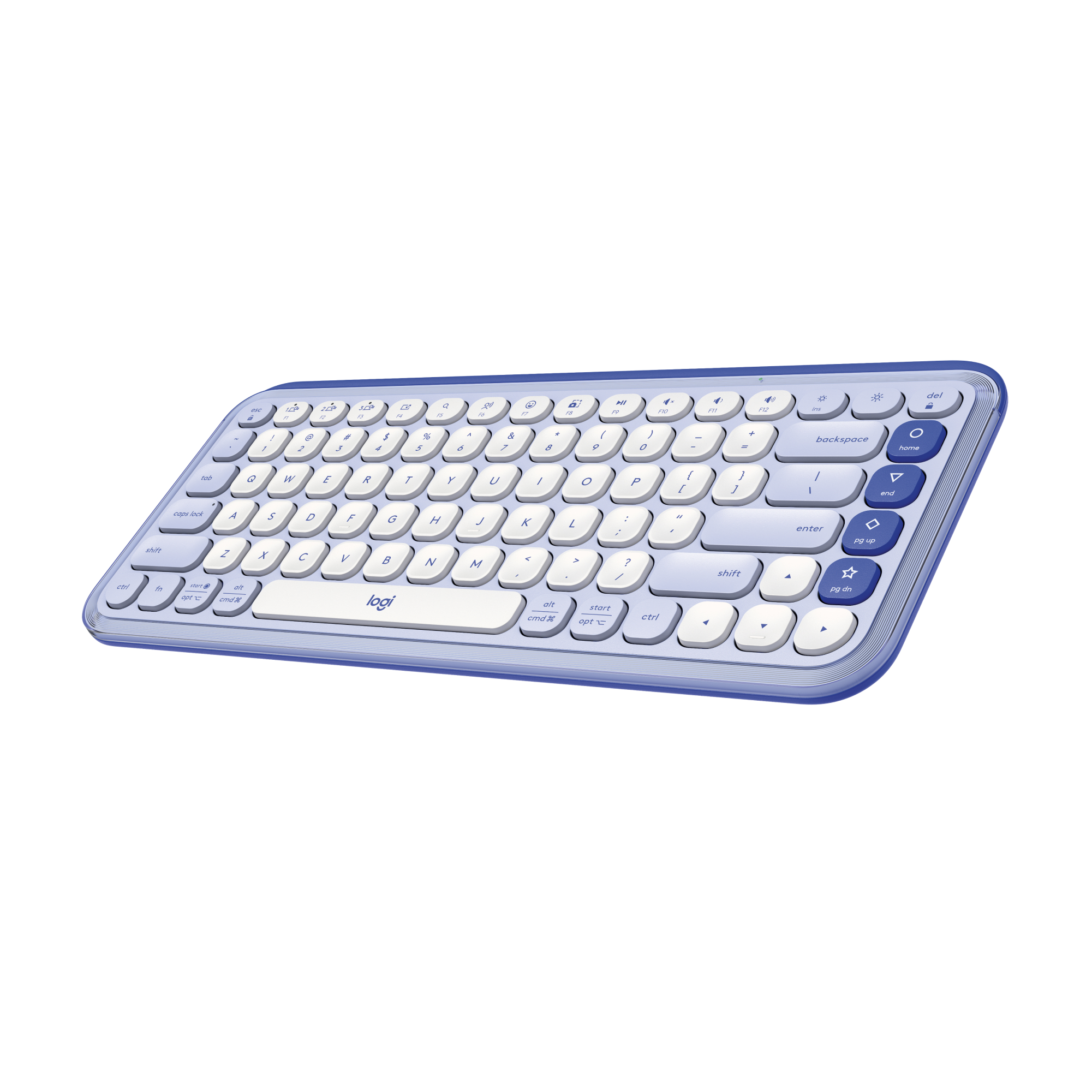 Logitech POP ICON Keys Wireless Bluetooth Keyboard, Comfortable Typing, Programmable Keys, Easy-Switch Between up to 3 Devices, for Laptop, Tablet, PC. 