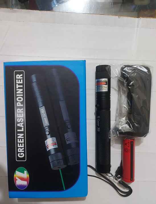 Green Laser Pointer 18650 Battery Rechargeable. 