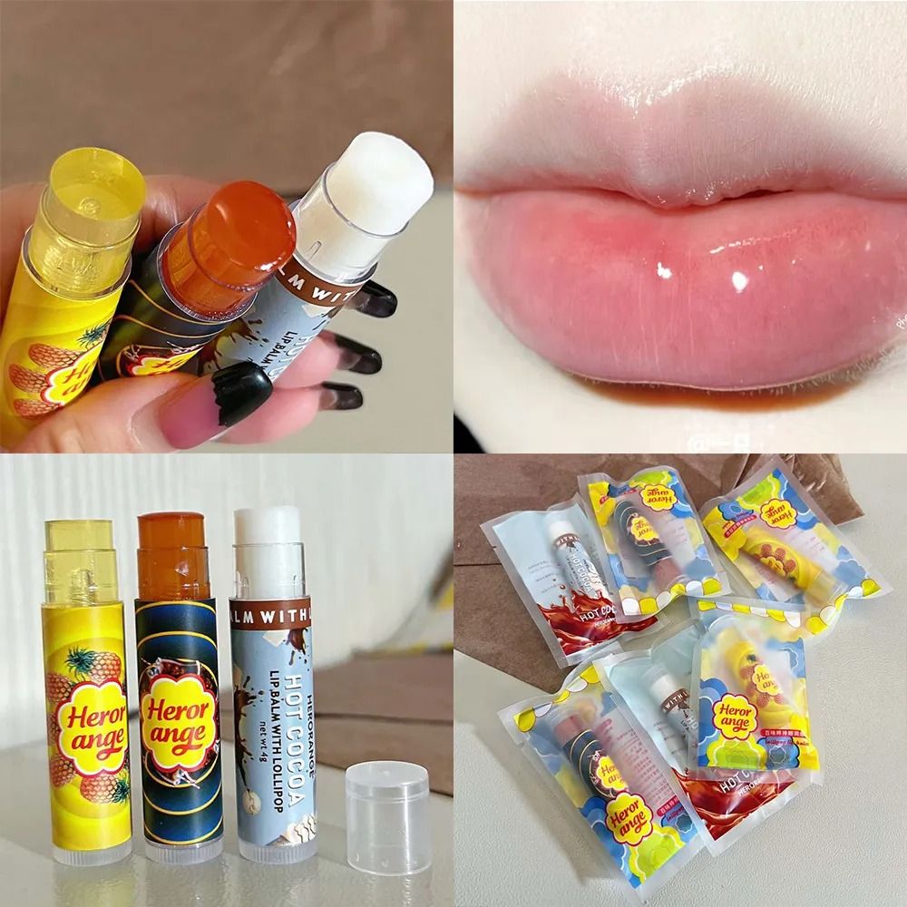 Line: Anti-Drying Essence, Long-Lasting Hot Cocoa Lollipop Lip Balm, Volumizing Lips Stick, Lip Balm, Lip Reduction Cream, Lip Care