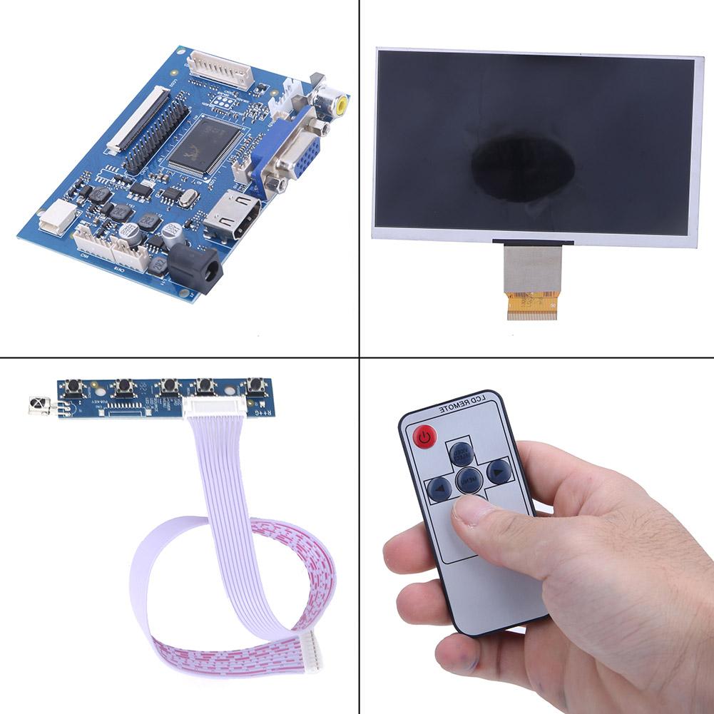 7 inch LCD TFT Display 1024*600 HDMI VGA Monitor Screen Kit for Raspberry Pi 3/2. 