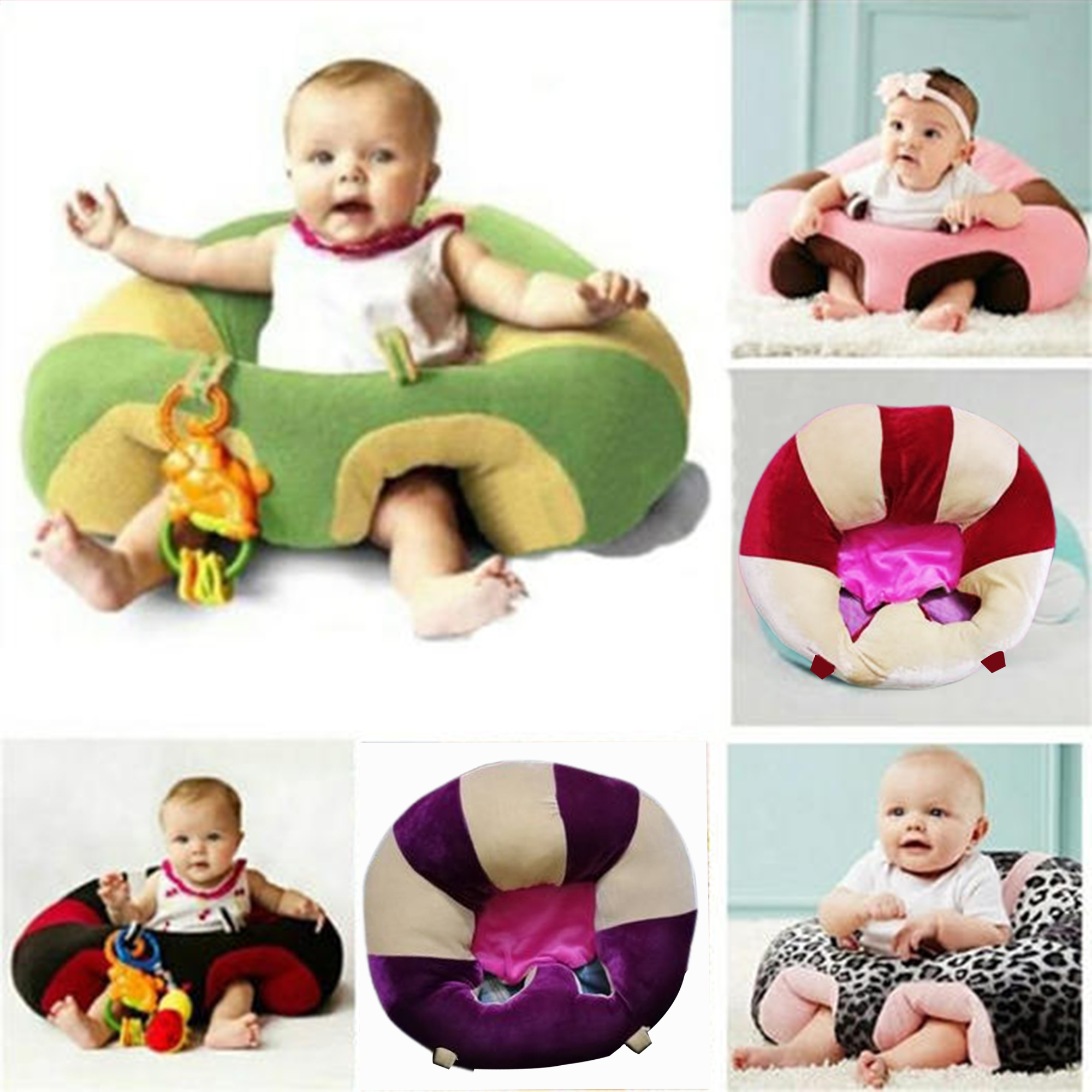 Baby Support Seat Sofa in Bangladesh – Colorful & Comfortable Soft Seat for Newborn 3–16 Months