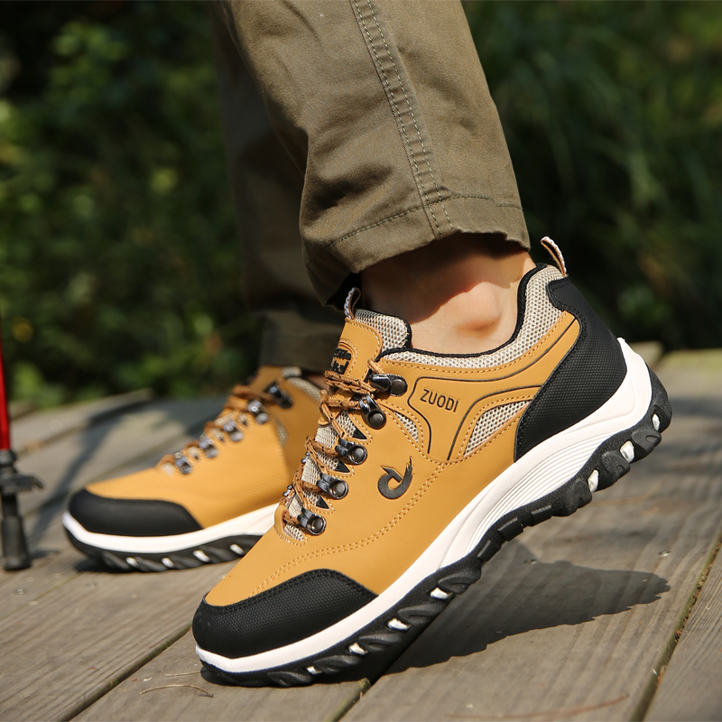 Outdoor Shoes Youth Shoes Leather Shoes Casual Men's Shoes Fashion Non-slip Walking Shoes 38-48