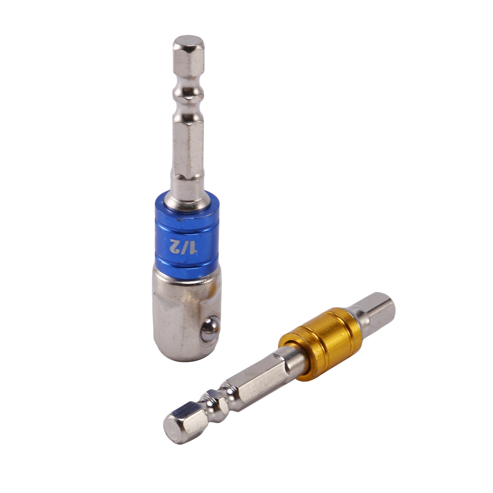 3PCS Socket Adapter Impact Set Hex Shank to 1/4 3/8 1/2 inch Colorful Extension Converter Impact Drill Bits Driver Hand Tools Turns Drill Into High Speed Nut Driver. 