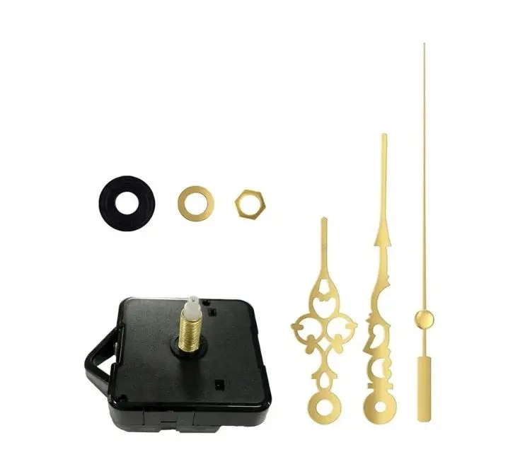 Hanging DIY Quartz Watch Silent Wall Clock Movement Quartz Repair 5168s Movement Clock Mechanism Parts Clock Parts with Hands. 