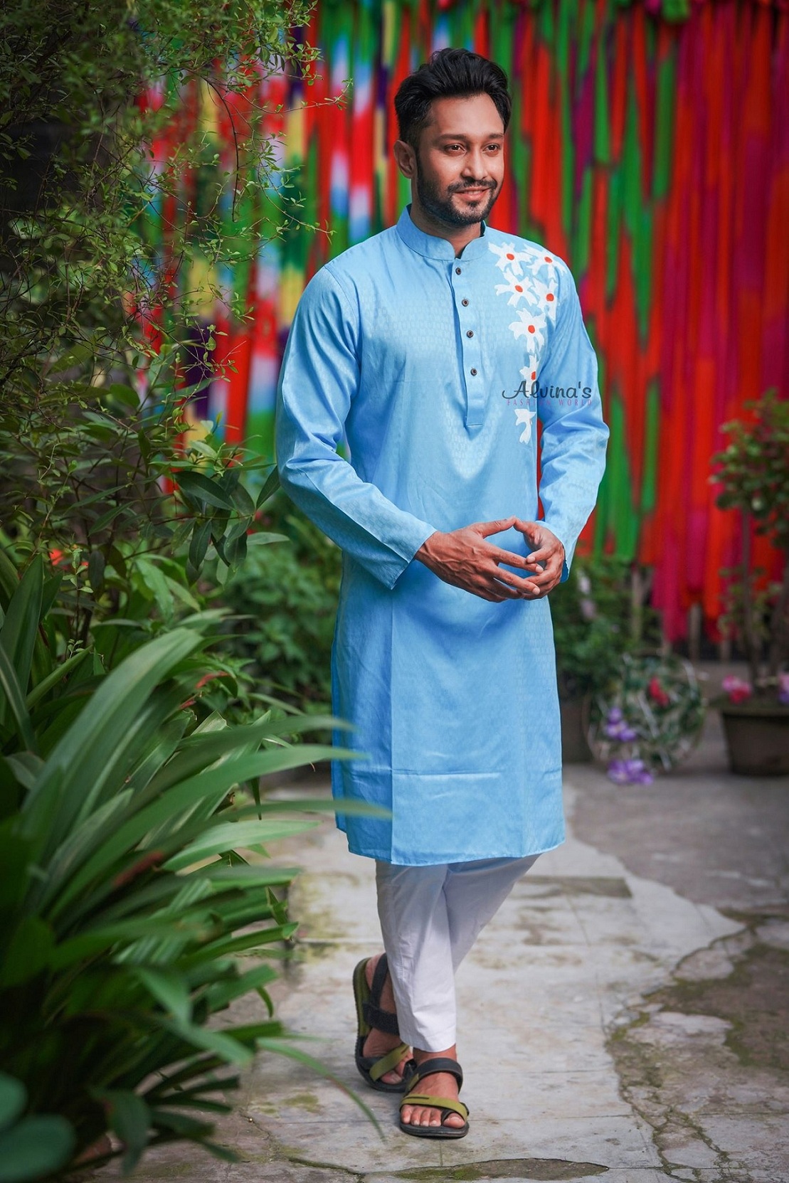 Hand Print Panjabi Design ubicaciondepersonas.cdmx.gob.mx