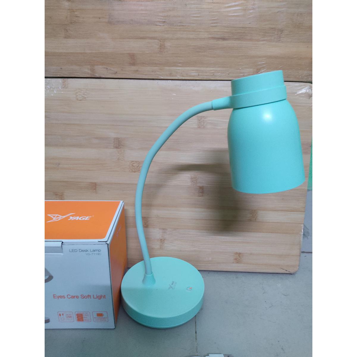 YAGE Desk Lamp Eye Protection Soft Light LED Table Lamp Rechargeable Learning Reading Led Bedroom Lamp YG-T119