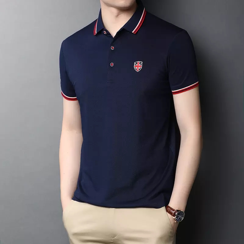 mens pure cotton polo shirts