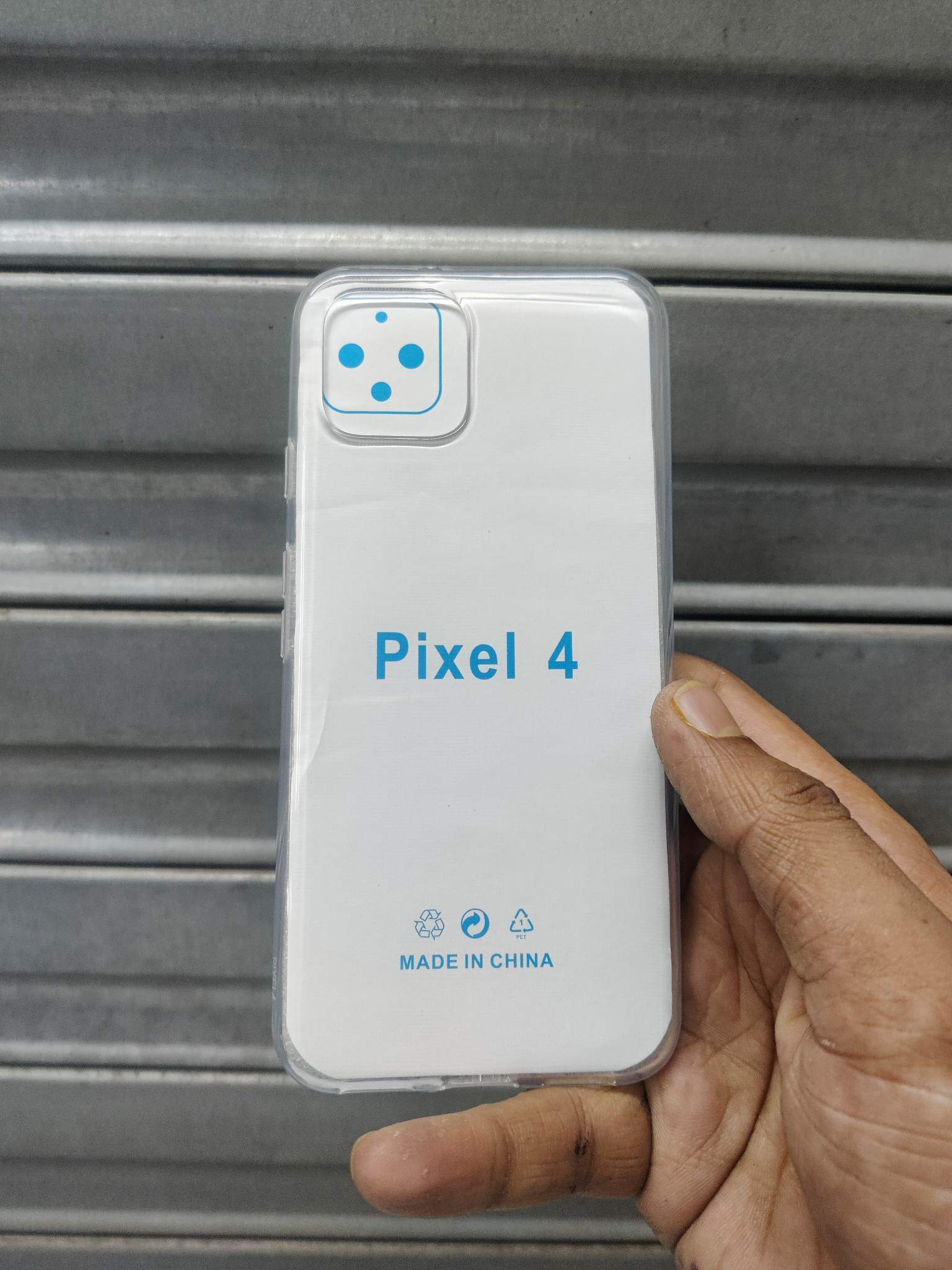transparent back cover for Google Pixel 4. 