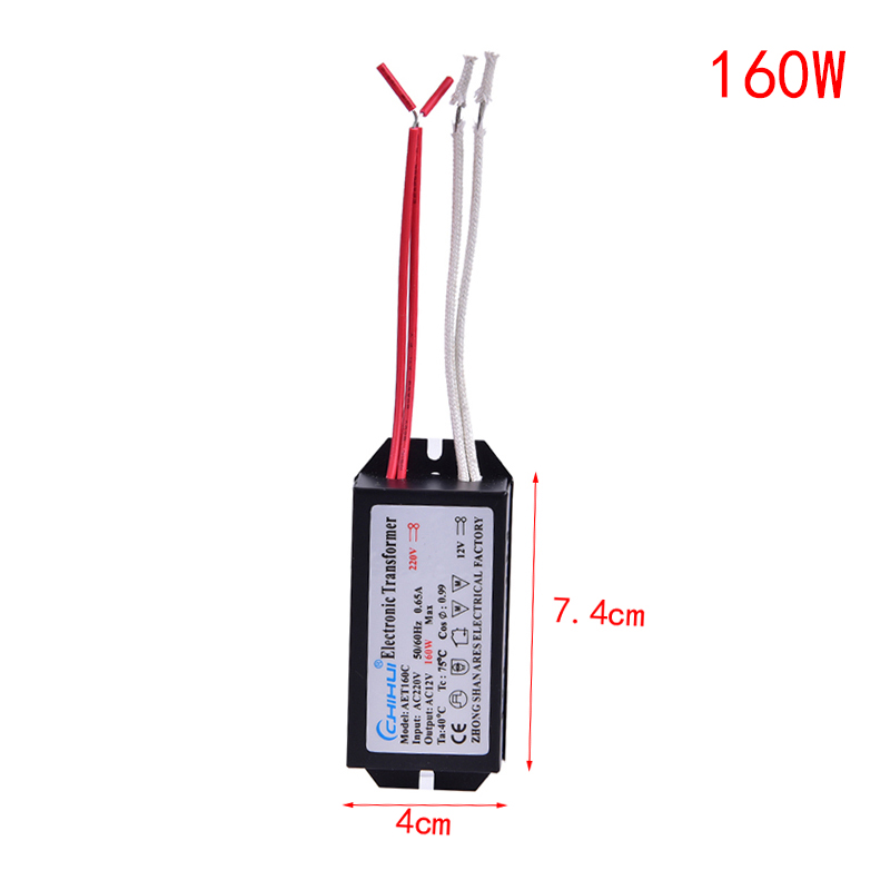 Electronic Transformer 160W/180W/200W/250W AC 220V to 12V Halogen Lamp. 