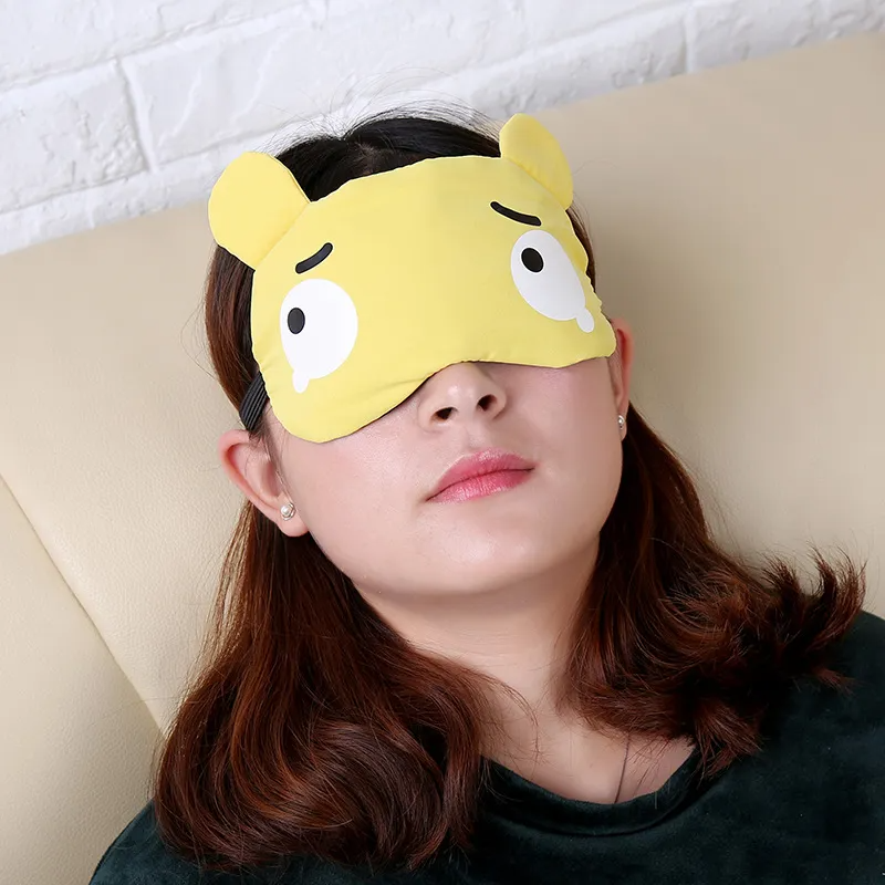 Soft Sleeping Eye Mask with Cooling Gel Pad - Multicolor