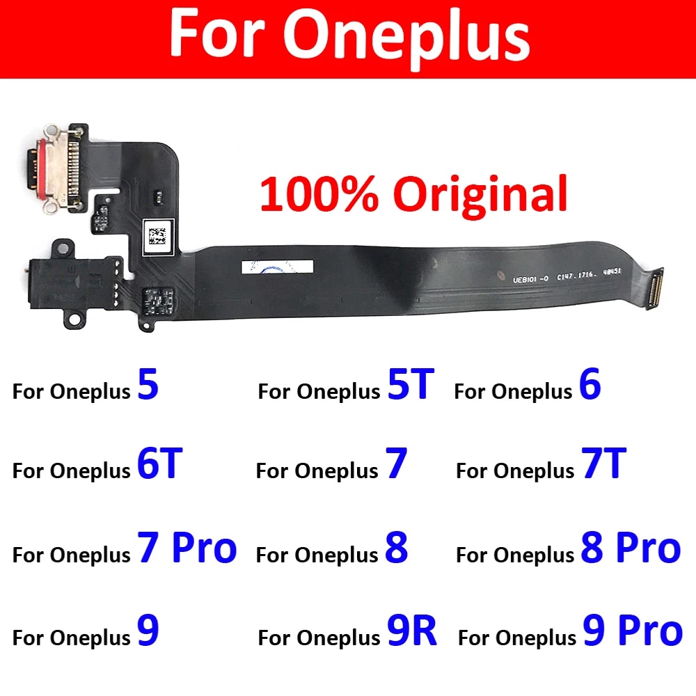 USB Charger Dock Connector Charging Port Microphone Flex Cable For Oneplus 5 5T 6 7 7T 8 8T 9 Pro 9R Nord N10 5G