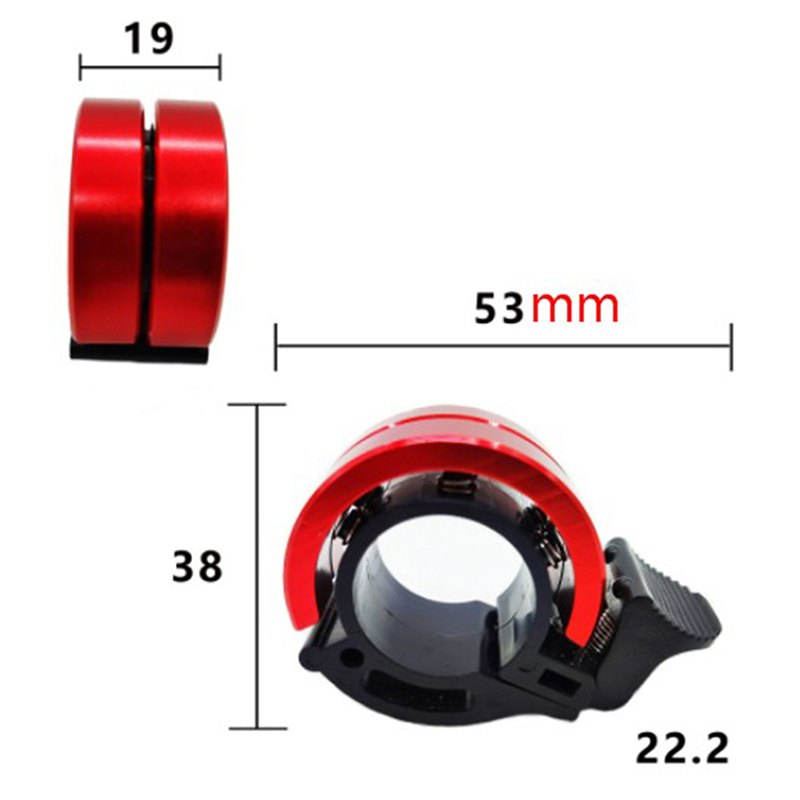 Double Bike Horn Mountaion Bicycle Bell Waterproof Horn For