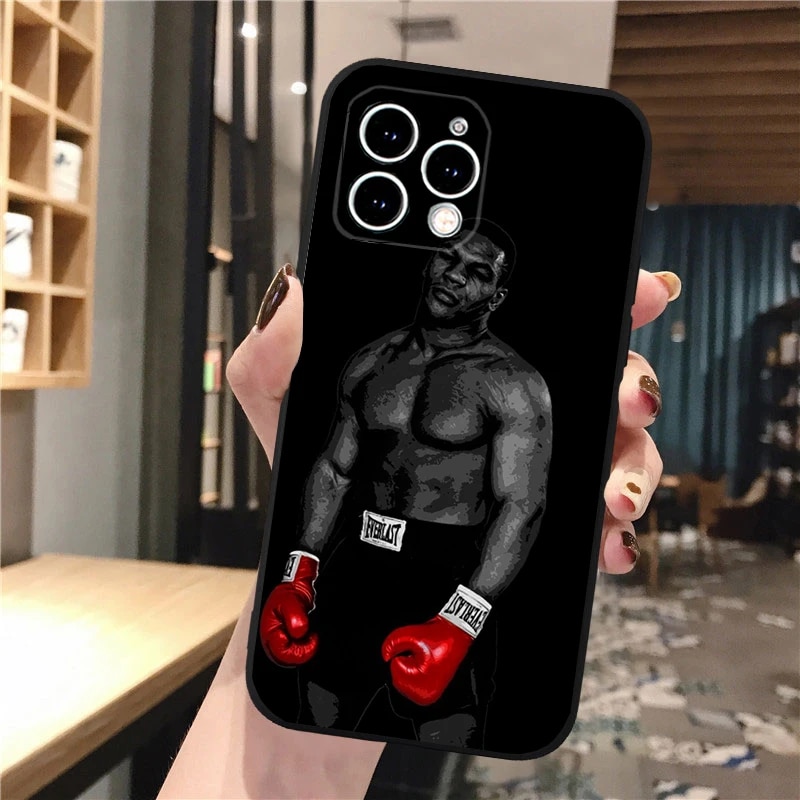 Mike Tyson Boxing Phone Case For iPhone 15 14 Pro Max 13 12 11 Pro Max XSMax XR 12 13 mini 14 Plus Shell. 