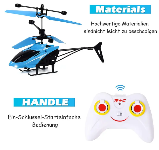 Two-Channel Suspension RC Helicopter Toy Remote Control Aircraft Charging Mini Aircraft Toy Gift For Children. 