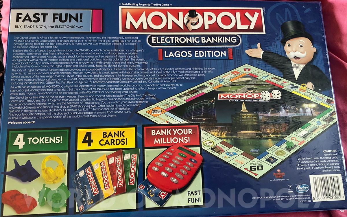 Monopoly Electronic Banking board game with four ATM card,latest monopoly for kids.4 different card with ATM machine. 