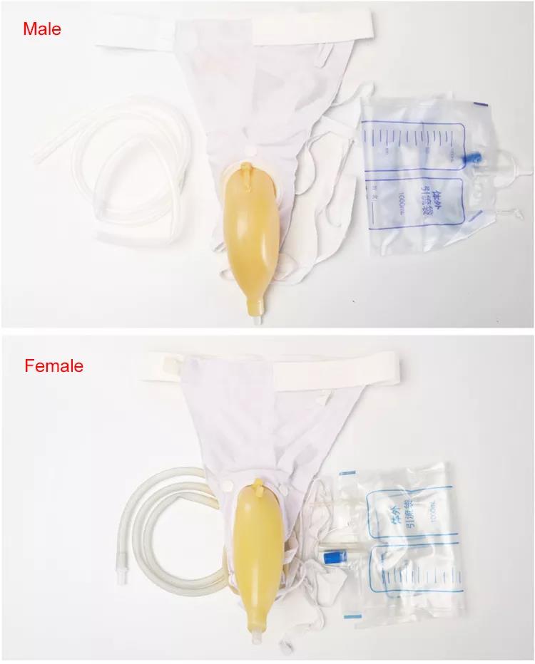 Portable Reusable Medical Incontinence Bag – Collecting Bag for Men and Women with Catheter Bag and Urinal