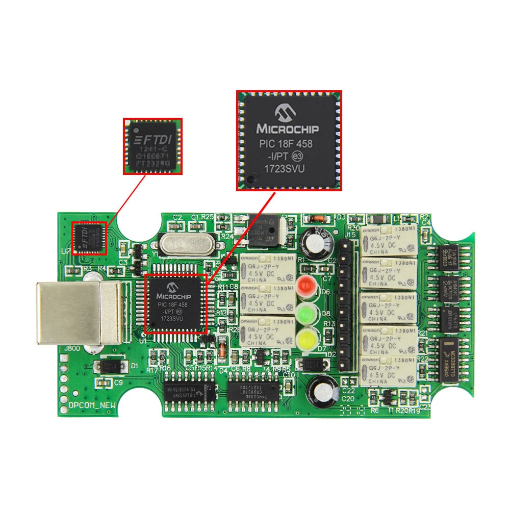 OPCOM V5 For Opel OP COM 1.70 flash firmware update Car Diagnostic Cable for Opel OP-COM PIC18F458 CAN BUS OBD 2 OBD2 Auto Tools. 