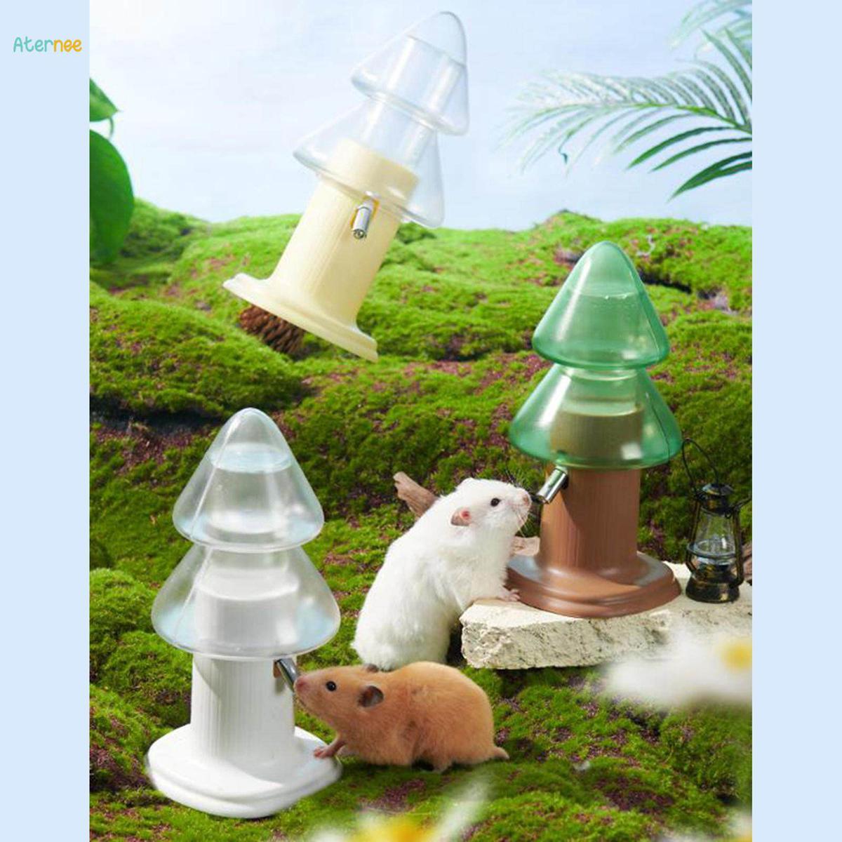 Automatic Hamster Water Bottle Rabbit Drinker Hamster Automatic Water Feeder for Squirrel , Yellow