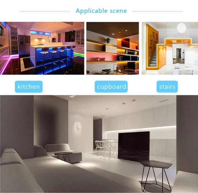 5 Meter USB Led Strip Light RGB 2835 LED Light Bluetooth APP Control With Remote Flexible Lamp Tape Lights. 
