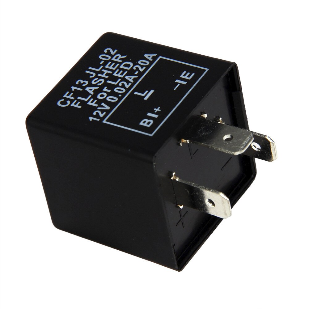 3Pin Car Flasher Relay Fix LED Light Turn Signal Hyper Flash CF13 CF13JL-02 EP34 New Hot Car-Styling Wholesale CF13 YS-02. 