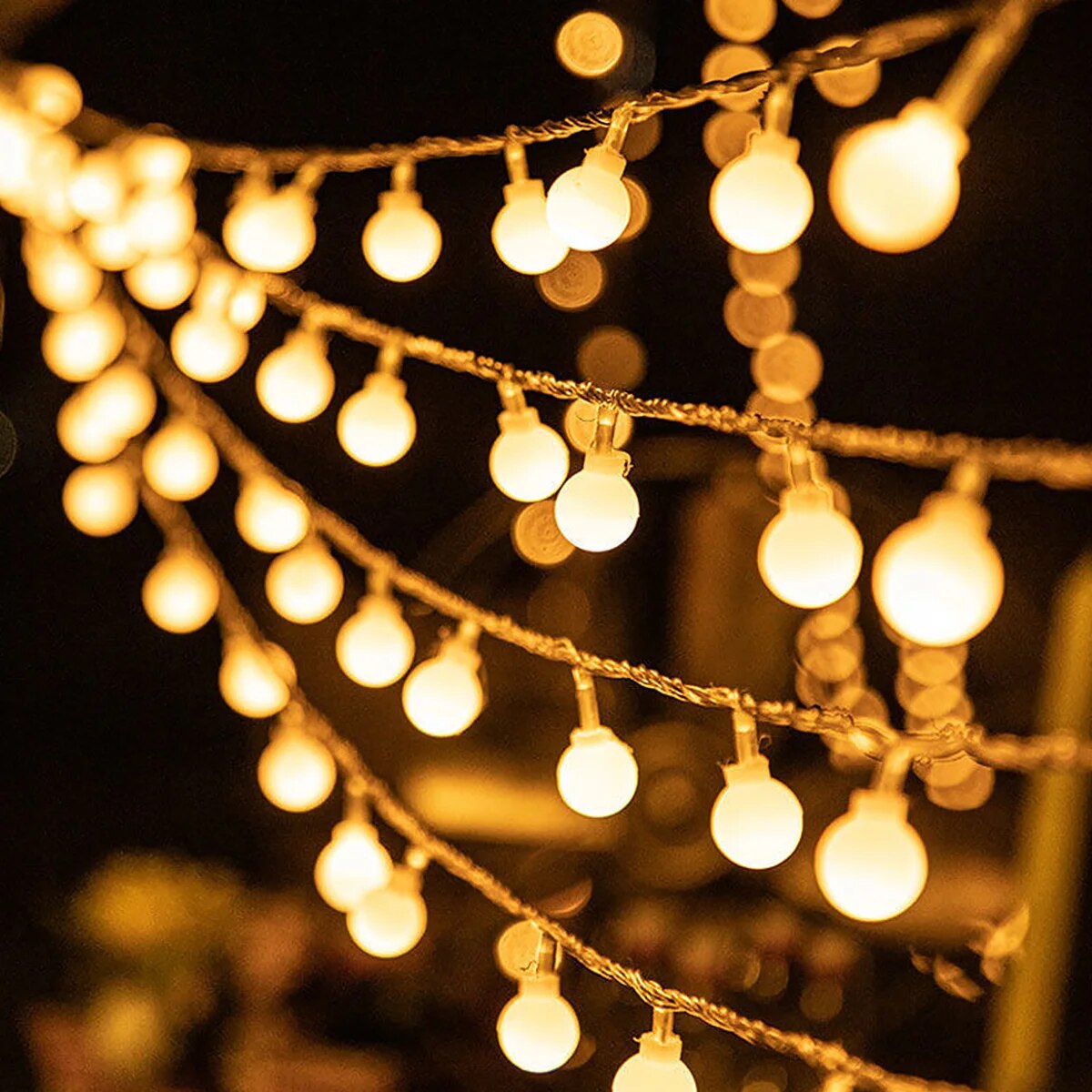 3M 20 LED String Light Ball String Lights Waterproof Battery Powered for Wedding Birthday Christmas Decoration for Home